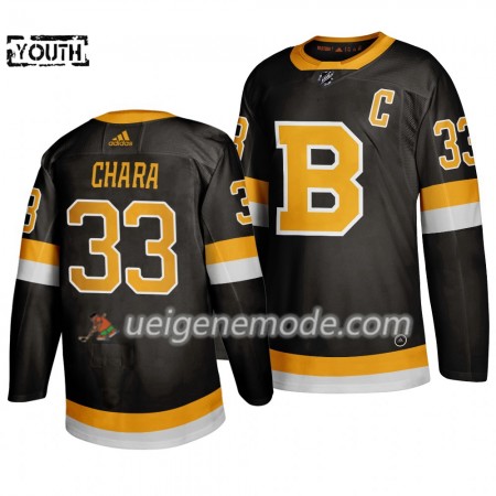 Kinder Eishockey Boston Bruins Trikot Zdeno Chara 33 Adidas 2019-2020 Schwarz Authentic